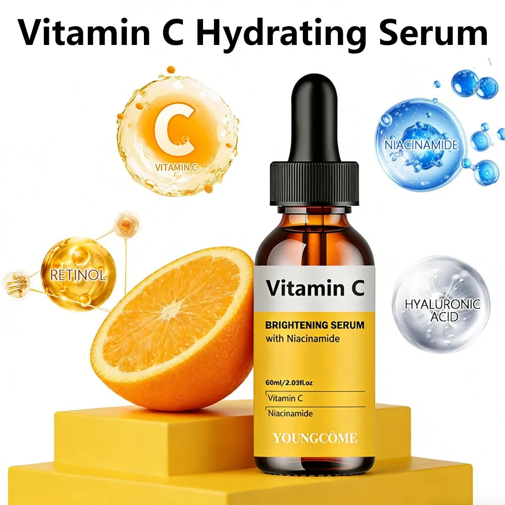 Vitamin C Serum with Hyaluronic Acid – Brighten & Hydrate