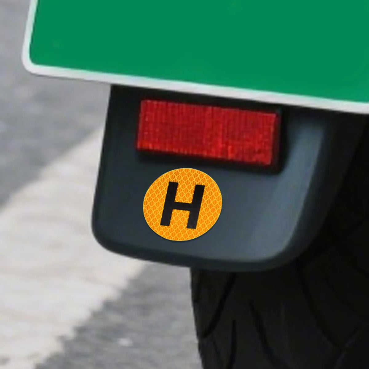 H Historical Vehicle 60mm Magnetic Sign Sticker | Waterproof