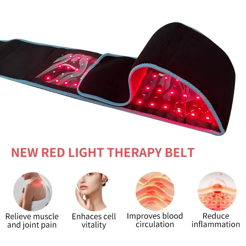 Red Light Therapy Belt 660nm 850nm Near Infrared Wrap