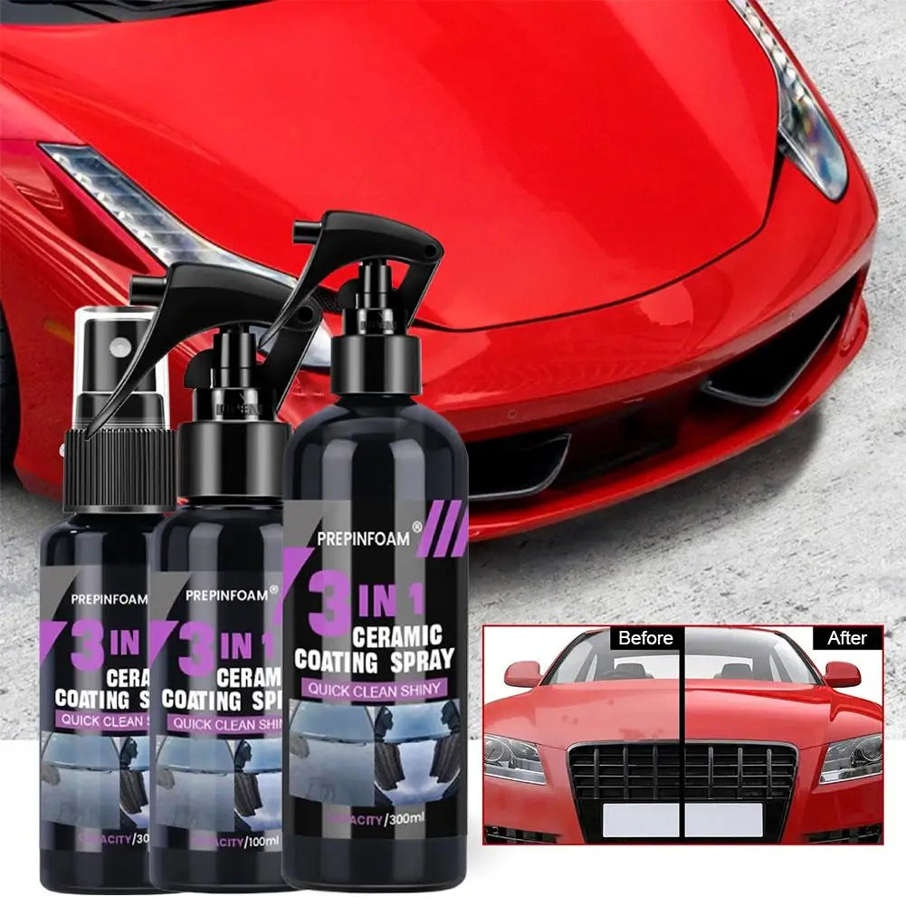 Nano Ceramic Coating Spray – Hydrophobic Car Paint Protector