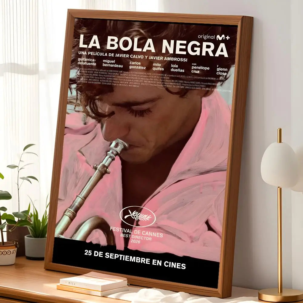 La Bola Negra Black Ball HD Wall Art Poster – Self-Stick Decor