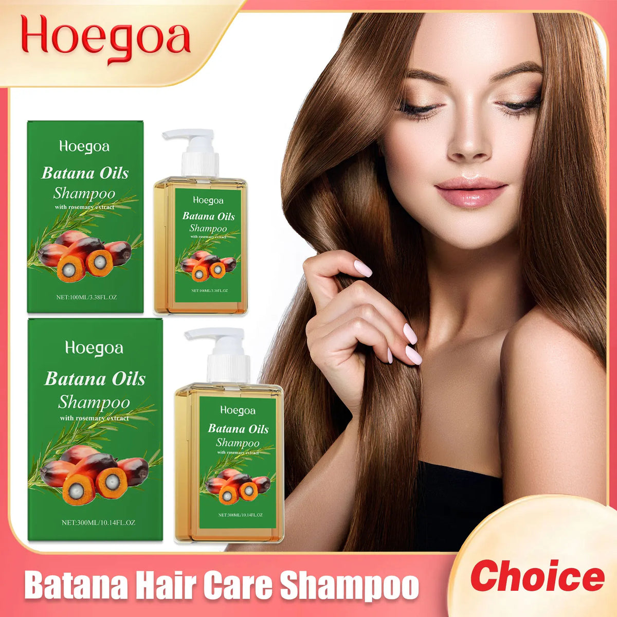 HOEGOA Batana Oil Shampoo – Strengthen, Smooth & Grow Hair