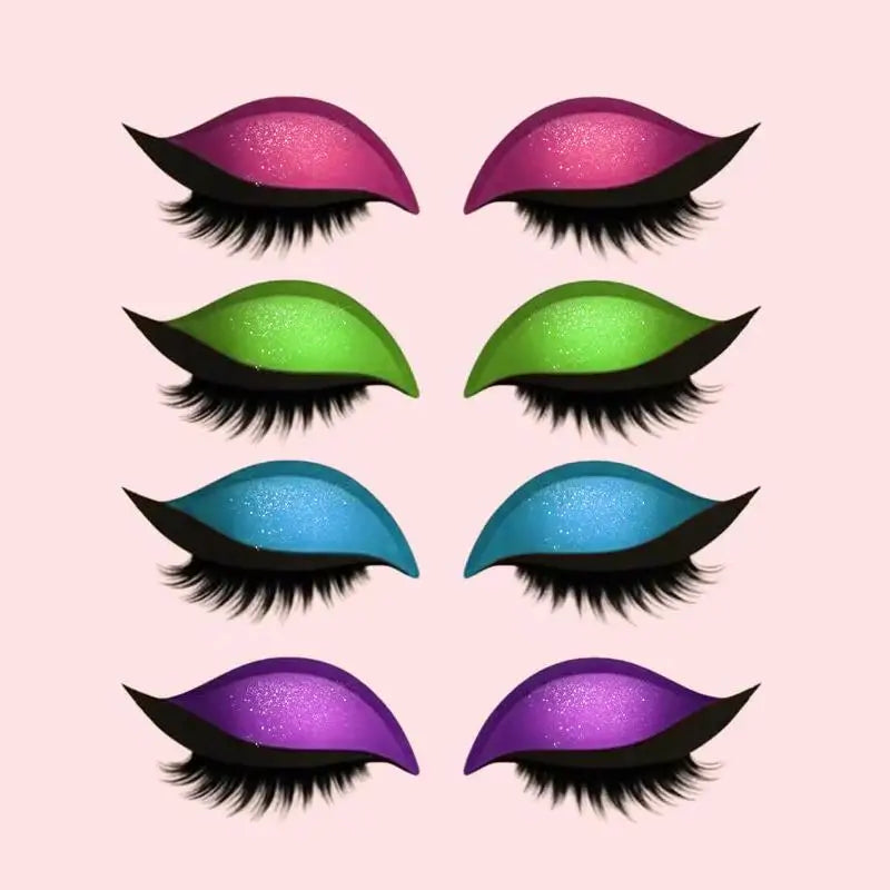 SADOER Lazy Eyeshadow Eyelash Stickers – Waterproof 1 Pair