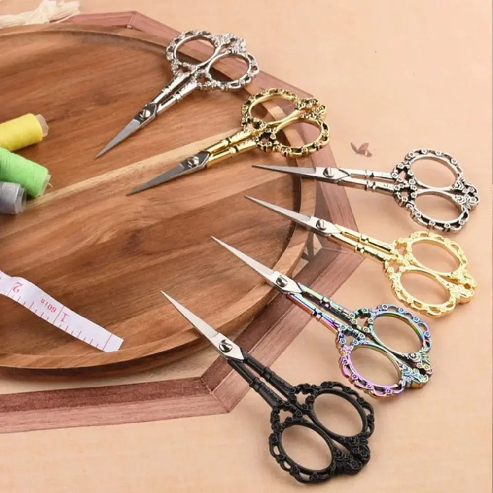 Retro Stainless Steel Tailor Scissors | Sharp Thread Cutter