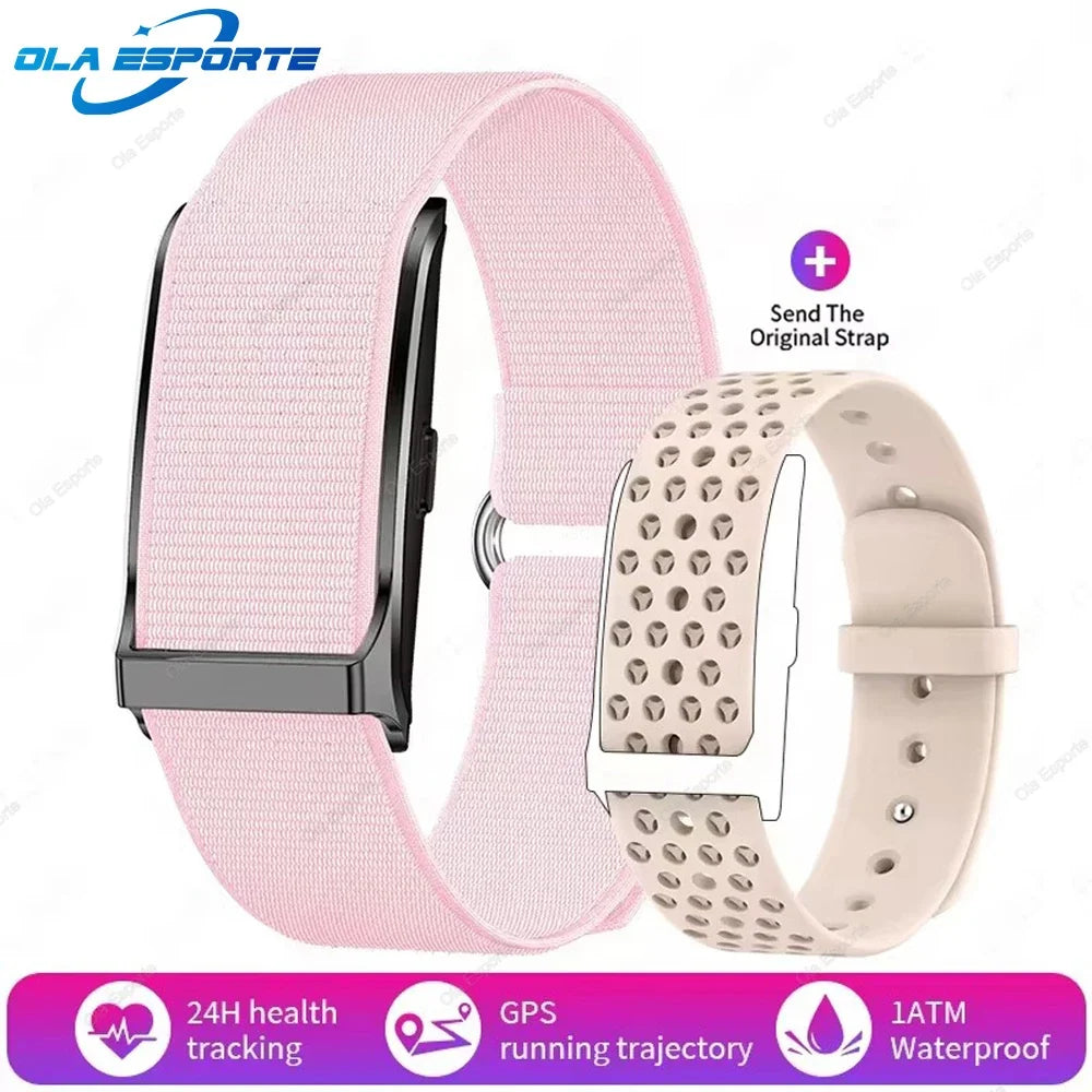 Smart Fitness Bracelet – Heart Rate, SpO2, Sleep & GPS Track