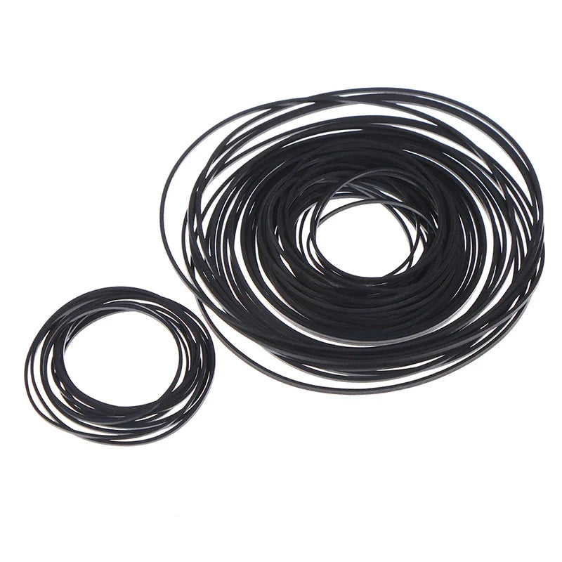 Assorted Cassette Tape Drive Belts 30–50 Pcs | Recorder & DVD