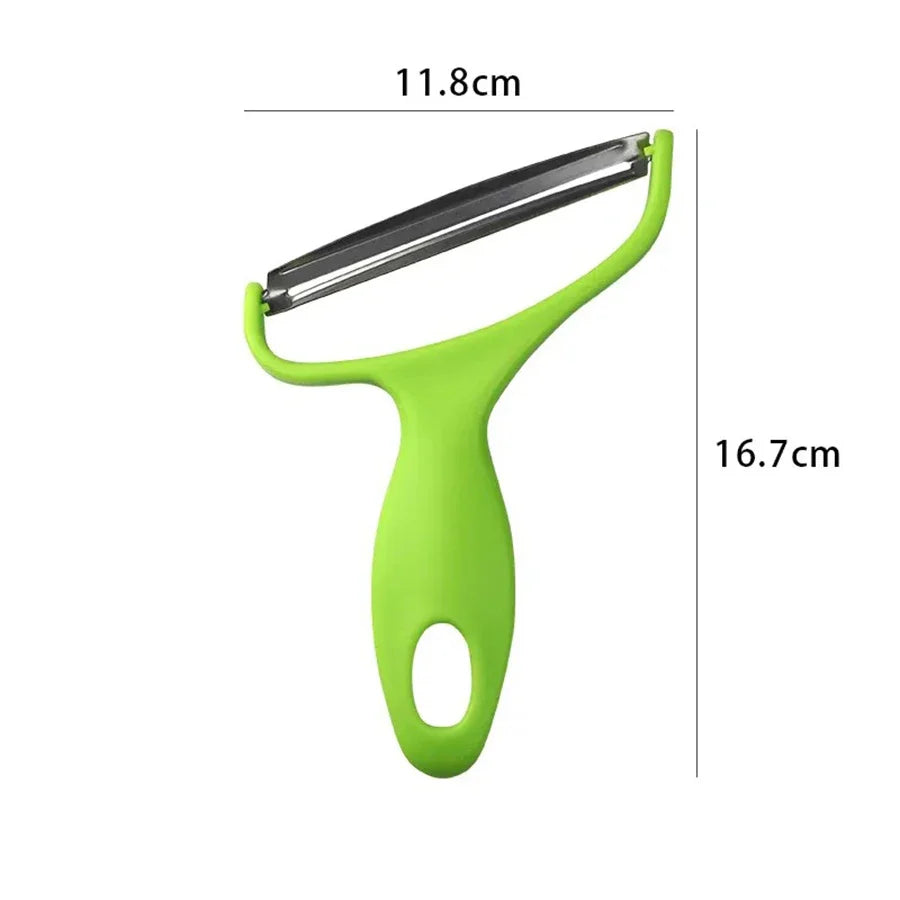 Wide Mouth Vegetable & Fruit Peeler – Stainless Steel Blade