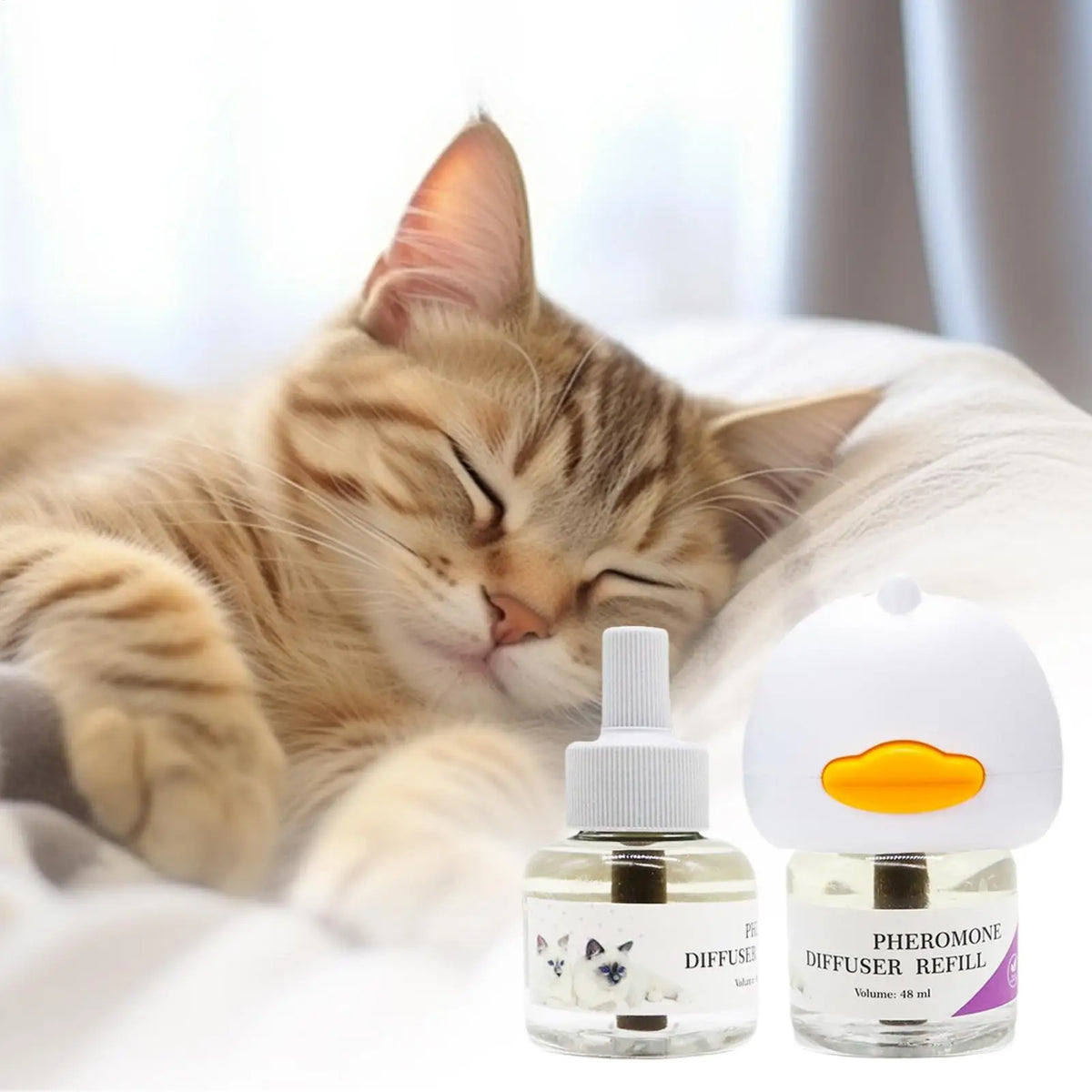 Cat Calming Pheromone Diffuser – Plug-In Kit for Indoor Cats