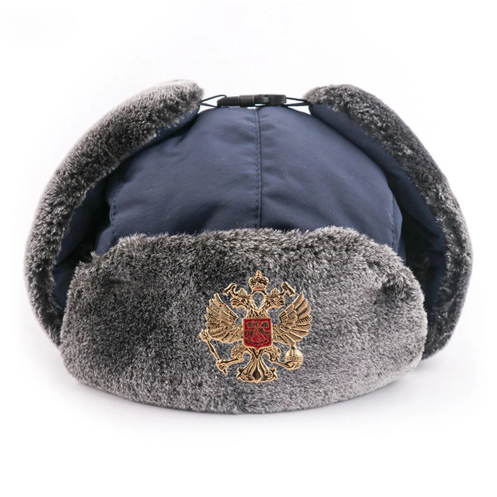 Russian Ushanka Trooper Hat – Warm Winter Aviator Hat Unisex