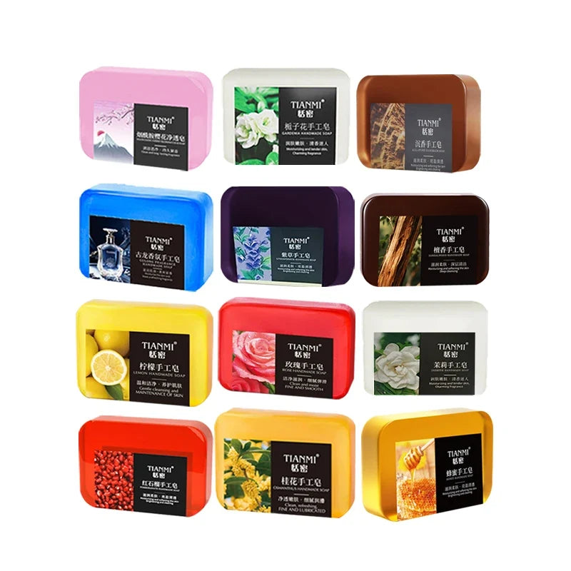 12-Piece Scented Hand Soap Gift Set – Fruit & Floral Variety