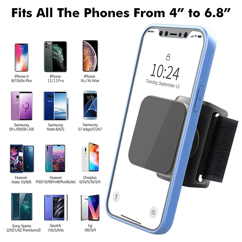 Detachable Rotatable Mobile Sport Bag Phone Running Sports Bags mp3