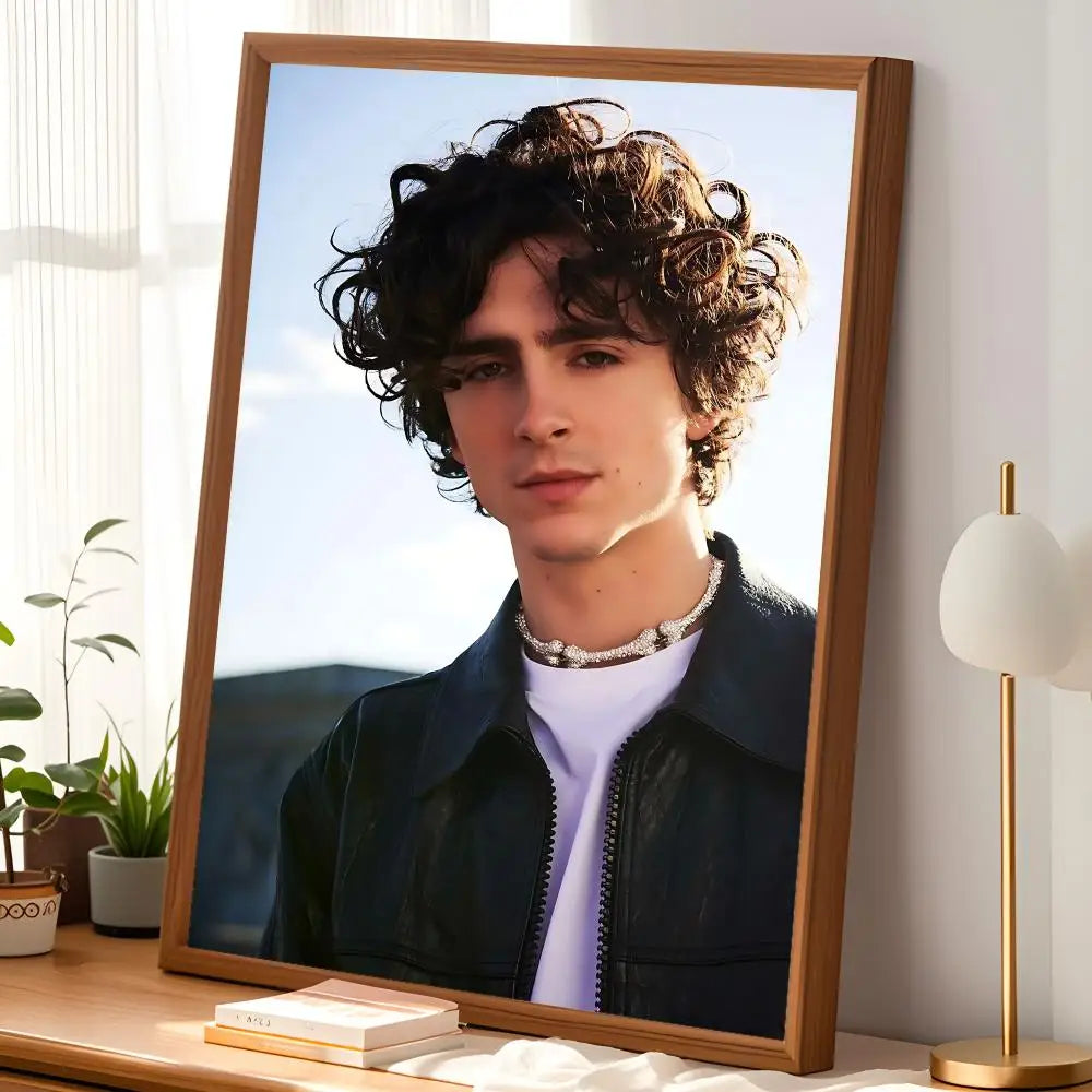 Timothée Chalamet HD Wall Poster – Self-Stick & Waterproof