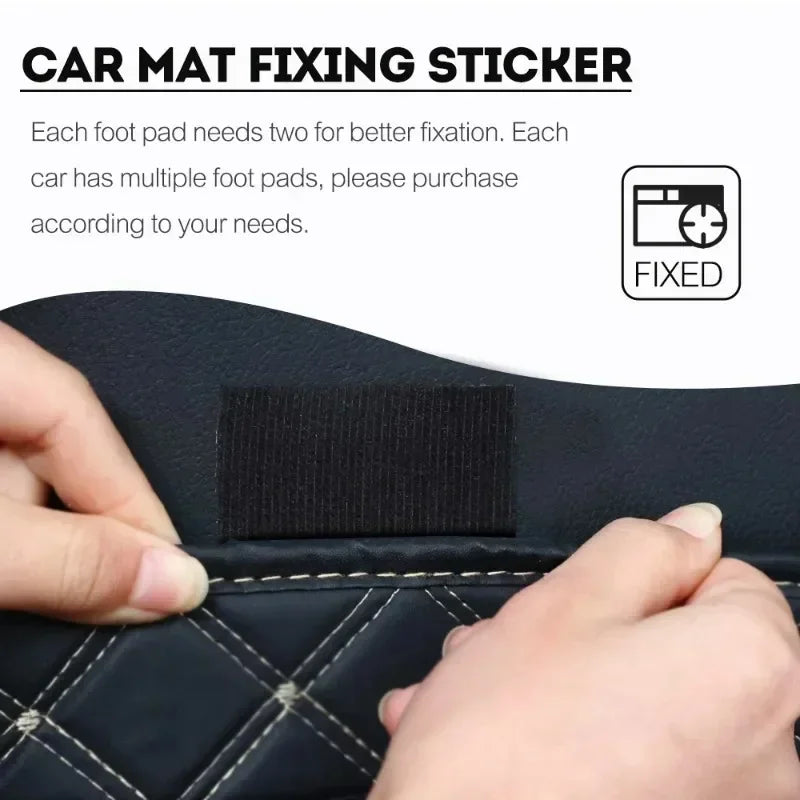 Self-Adhesive Hook & Loop Tape Strips for Car Mats & DIY