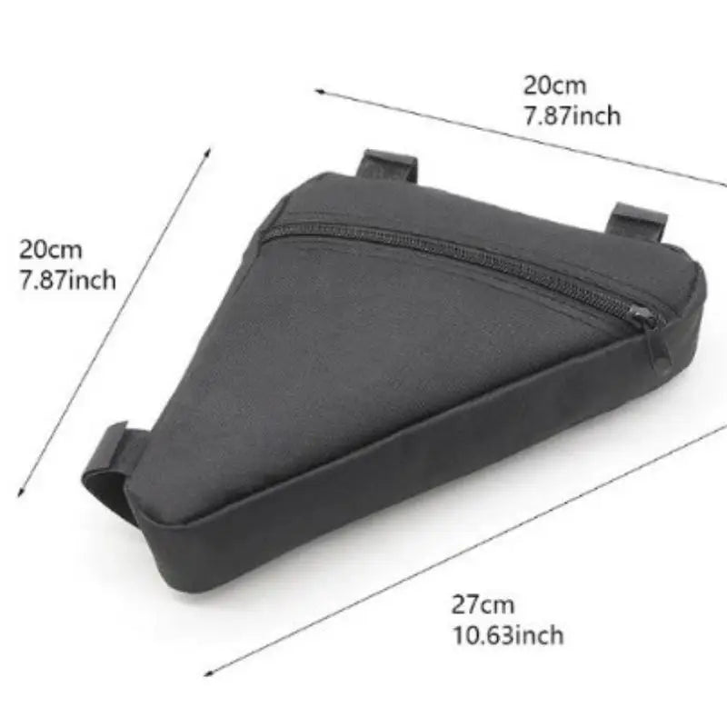 Bike Triangle Frame Bag – Bicycle Front Tube Storage Pouch