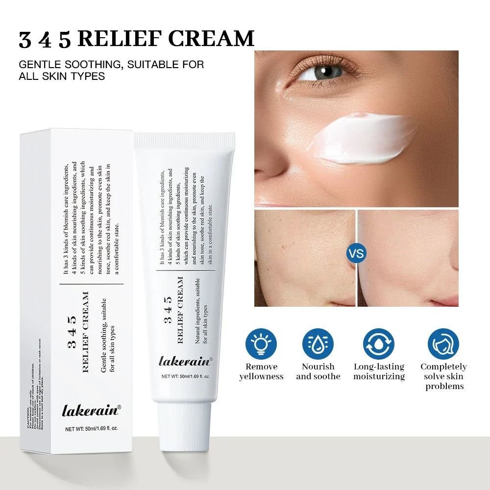 345 Relief Cream – Brightening, Moisturizing & Blemish Care