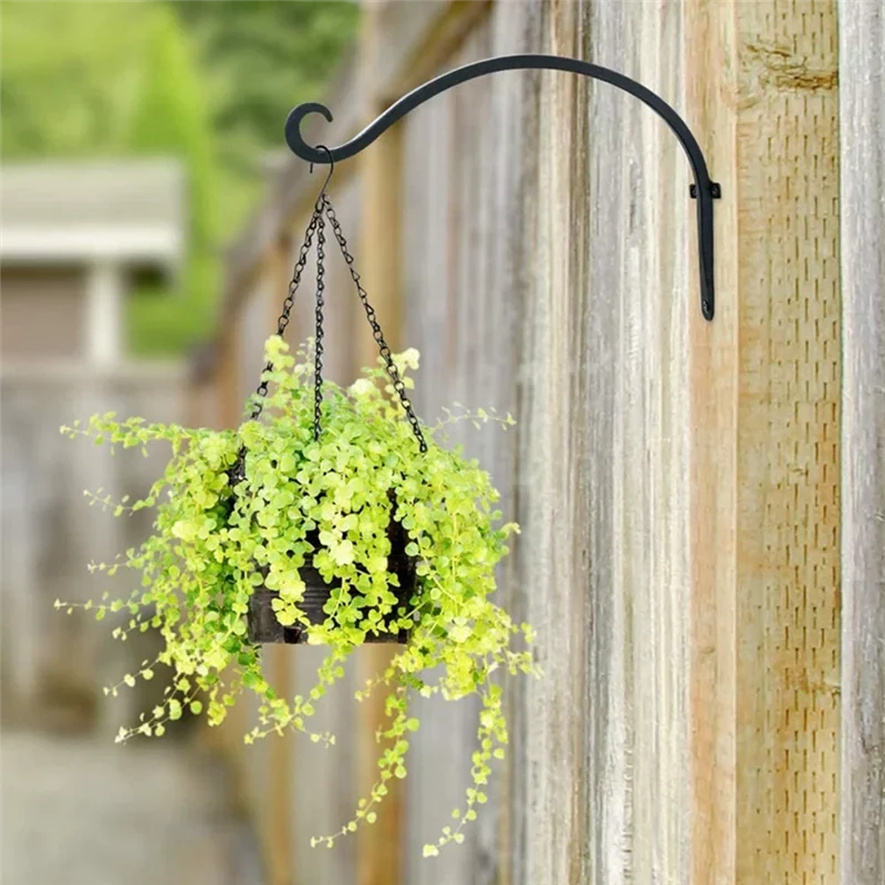 Y51A-Gardening Hook Flower Rack Balcony Garden Hanging Plant Bracket