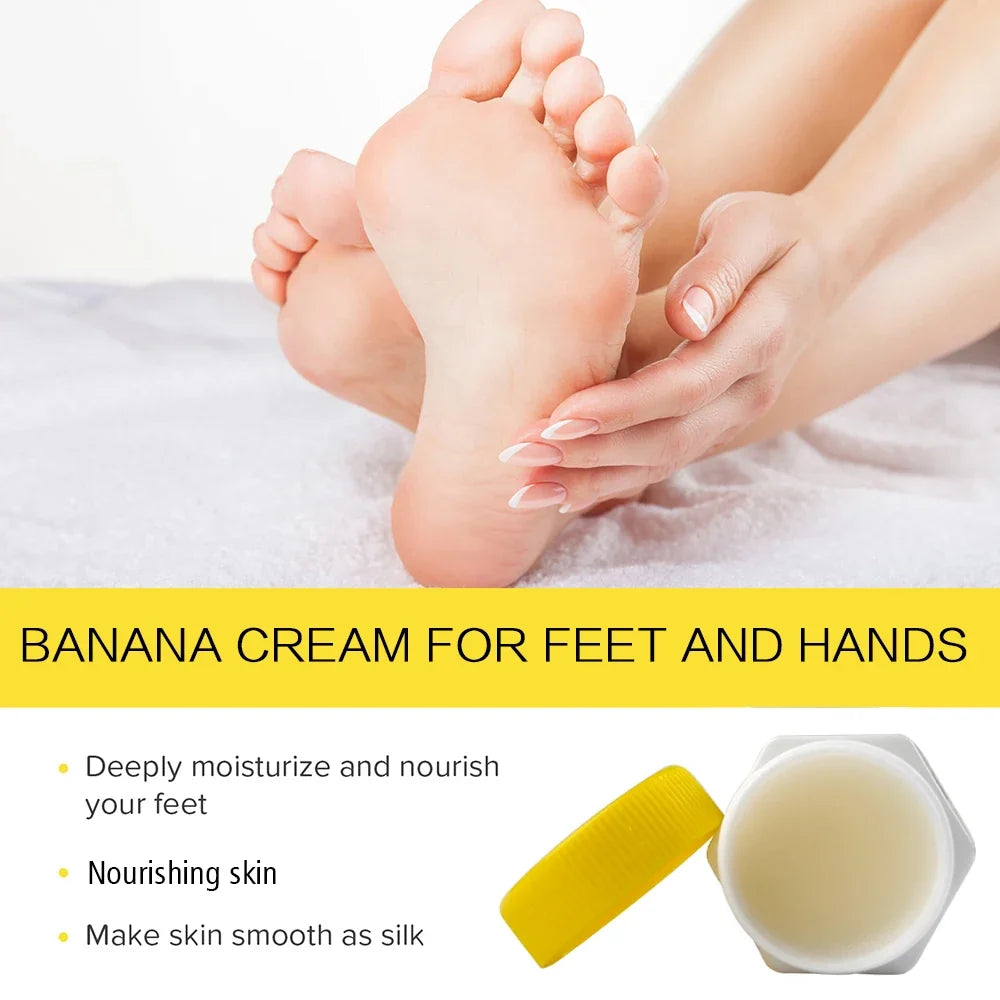 Banana Extract Foot Cream – Overnight Cracked Heel Renewal 20g