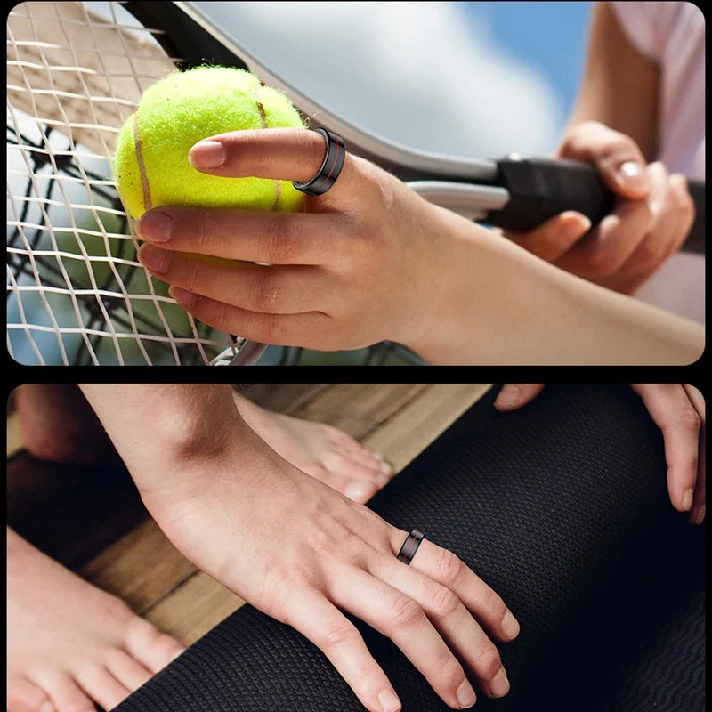 R04 Smart Ring Men Women Health Sleep Monitor 5ATM Waterproof Fitness