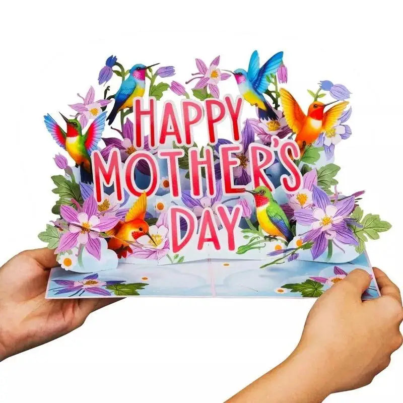 3D Pop-Up Happy Mother's Day Card with Envelope | Eco Paper