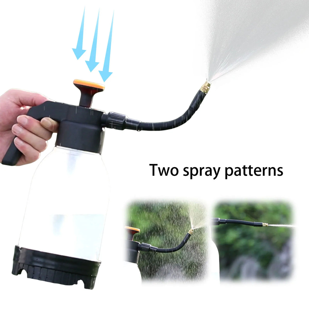 Garden Flower Spraying Hand-held Car Wash Can Plants Watering Home