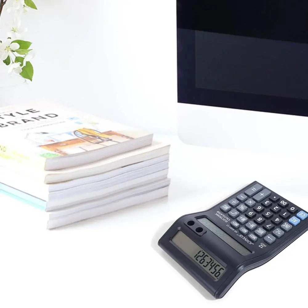 12-Digit Dual Screen Finance Calculator – Battery Powered