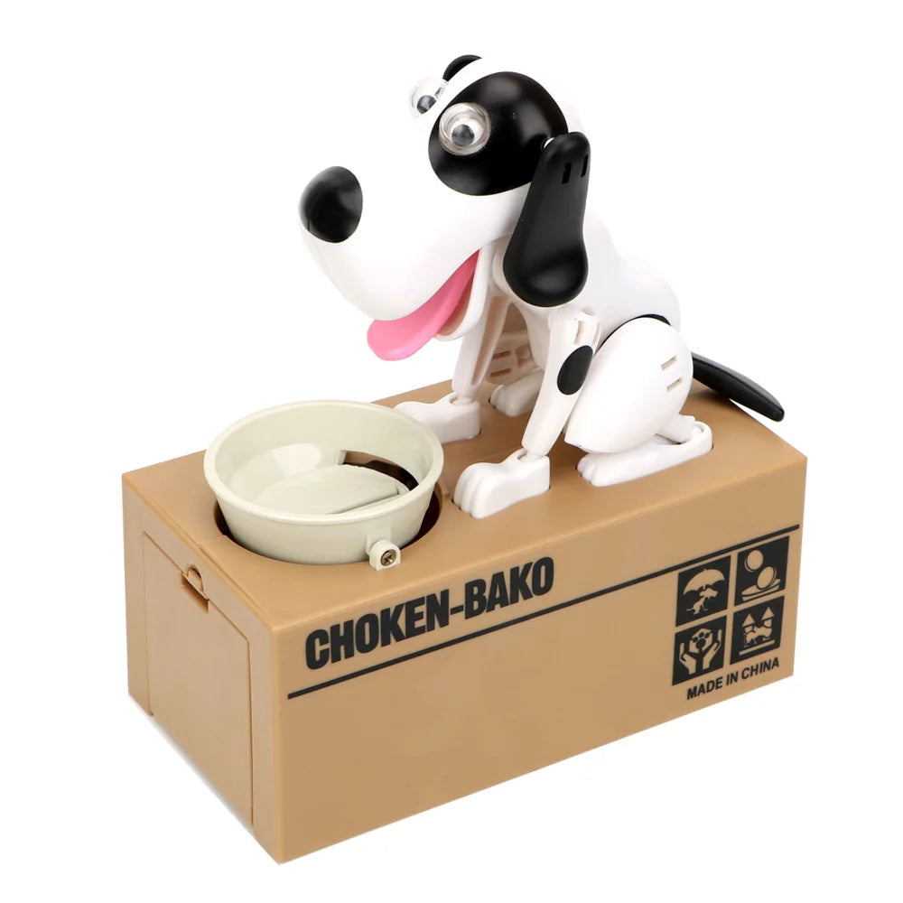 Robotic Dog Coin Bank – Animated Electronic Piggy Bank for Kids