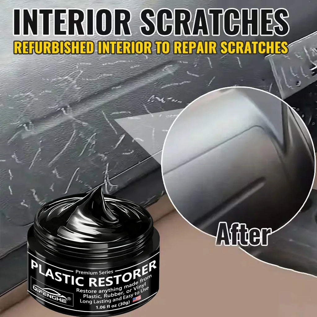 Car Plastic Trim Restorer – Black Vinyl, Rubber & Tire Shine