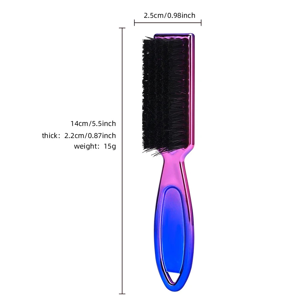 Professional Gradient Hair & Beard Cleaning Brush with Handle