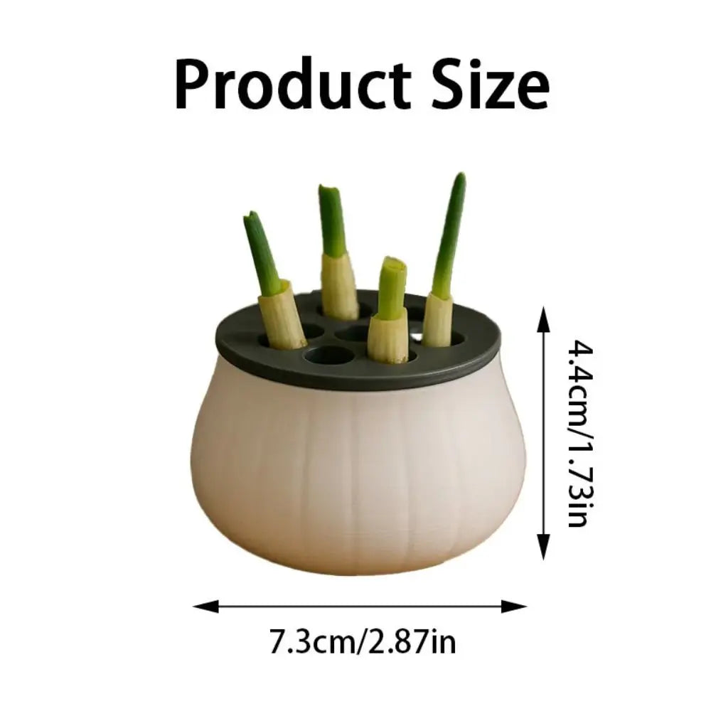 Vertical Hydroponic Green Onion Planter | 7-Hole Space-Saving