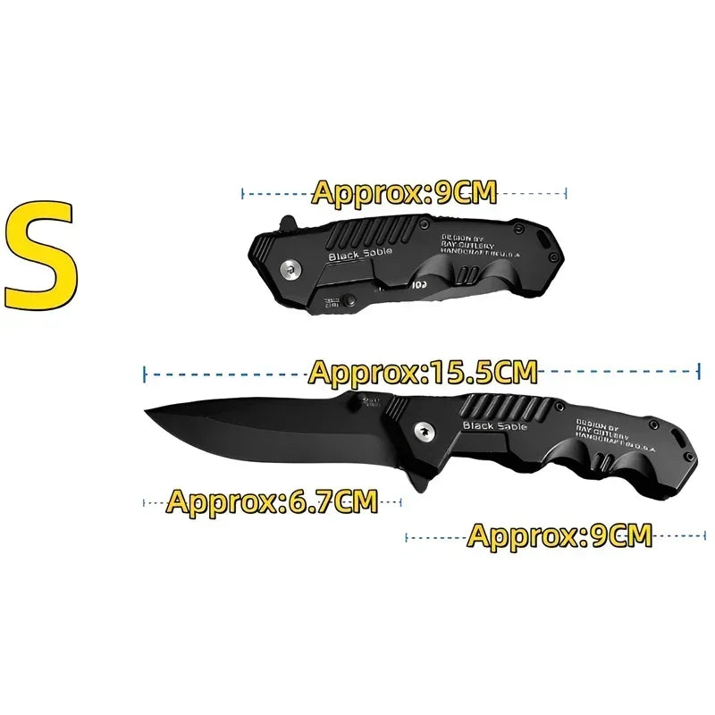 Folding Camping Knife – Stainless Steel Outdoor Survival Blade