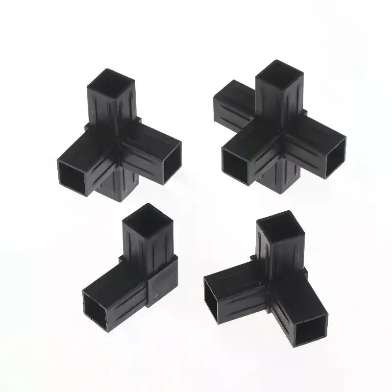 22mm ABS Hexagonal Cross Square Pipe Fittings | 2–20 Pack