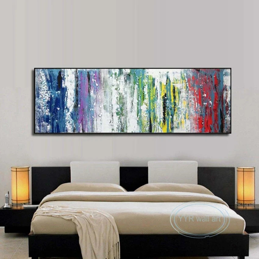Abstract Hand-Painted Oil Painting on Canvas | Custom Wall Art