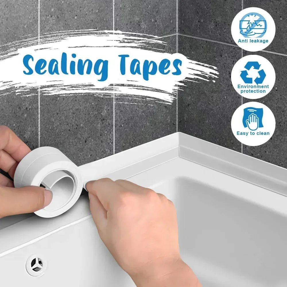 Waterproof Self-Adhesive Caulk Strip – Kitchen & Bathroom Seal