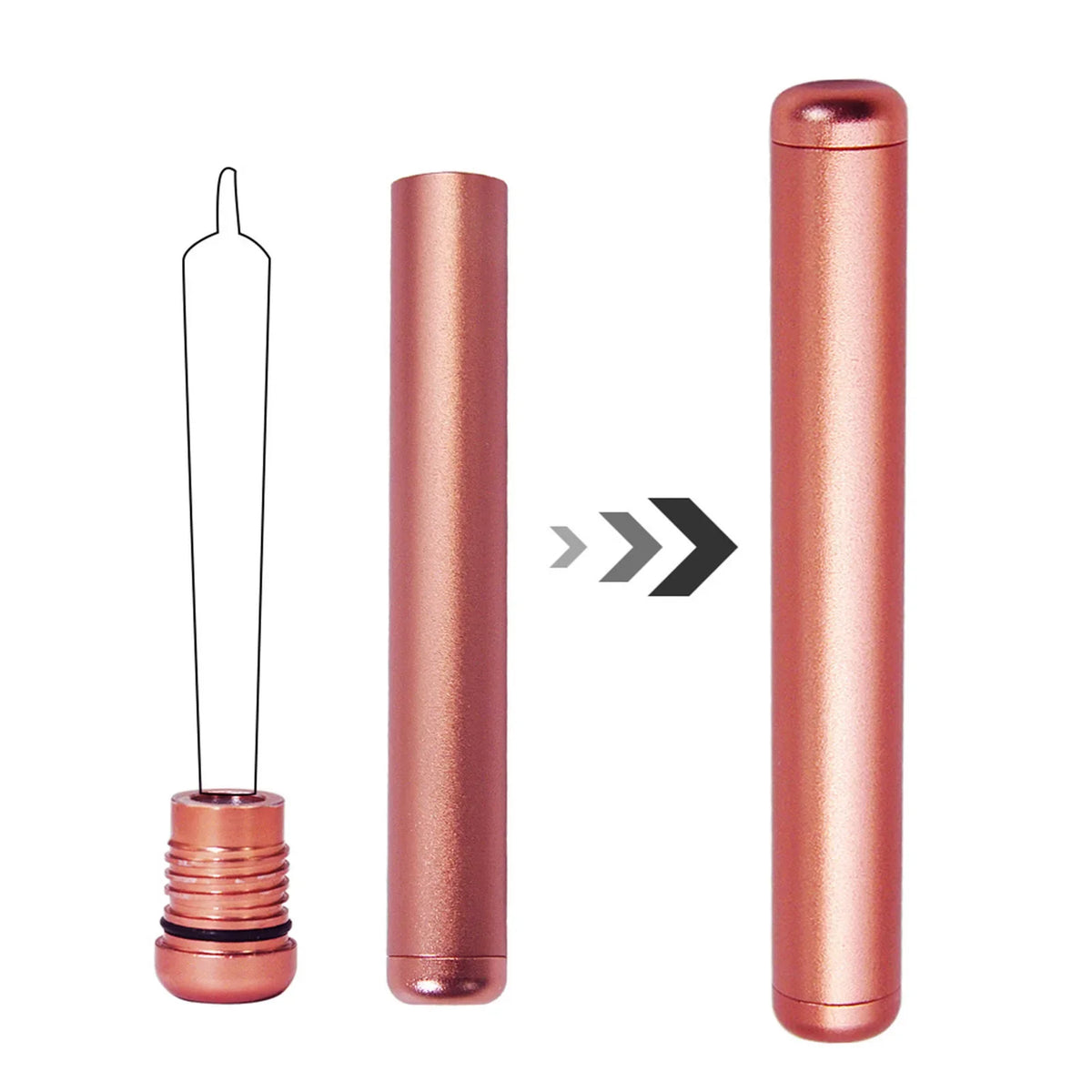 Aluminum Waterproof Airtight Storage Tube | Travel Container
