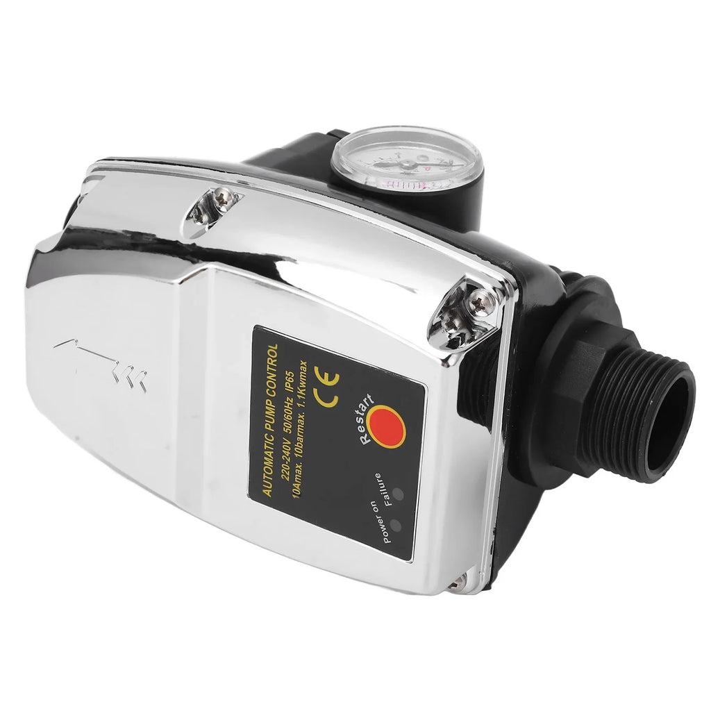 Water Pump Controller Silver Waterproof ABS Housing Intelligent