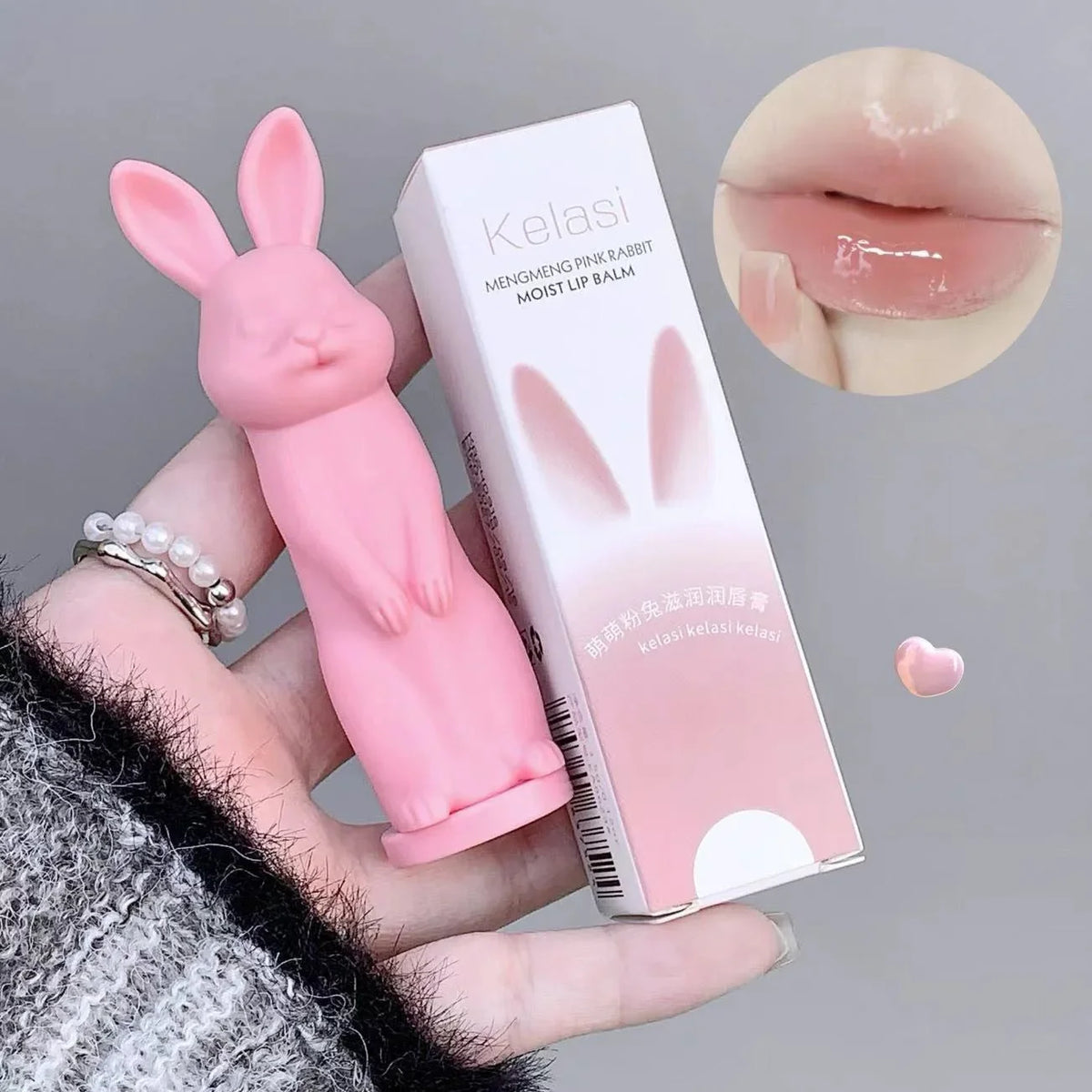 Cute Rabbit Moisturizing Lip Balm – Hydrate & Fade Lip Lines