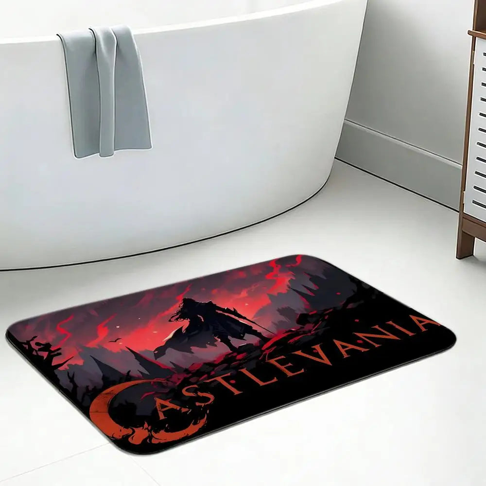 Castlevania Anime Diatomite Bath Mat – Non-Slip Quick Dry