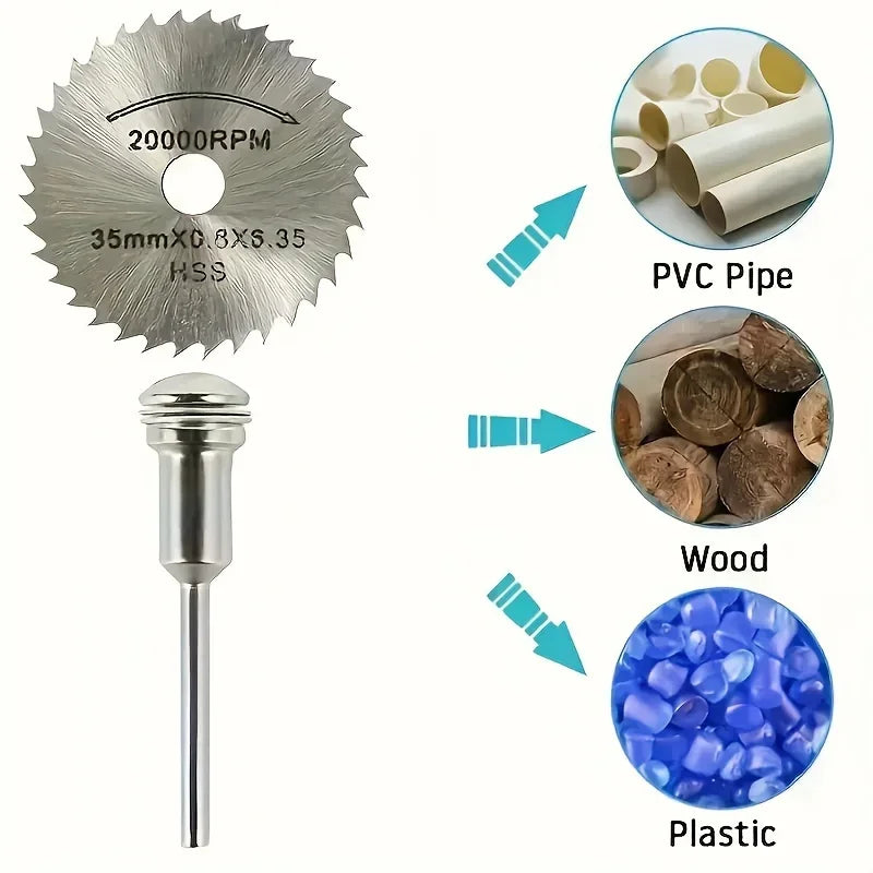 30-Piece Diamond Cutting Disc & Mini Saw Blade Set | DIY