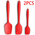 3-Piece Silicone Spatula Set – Heat-Resistant Baking Tools