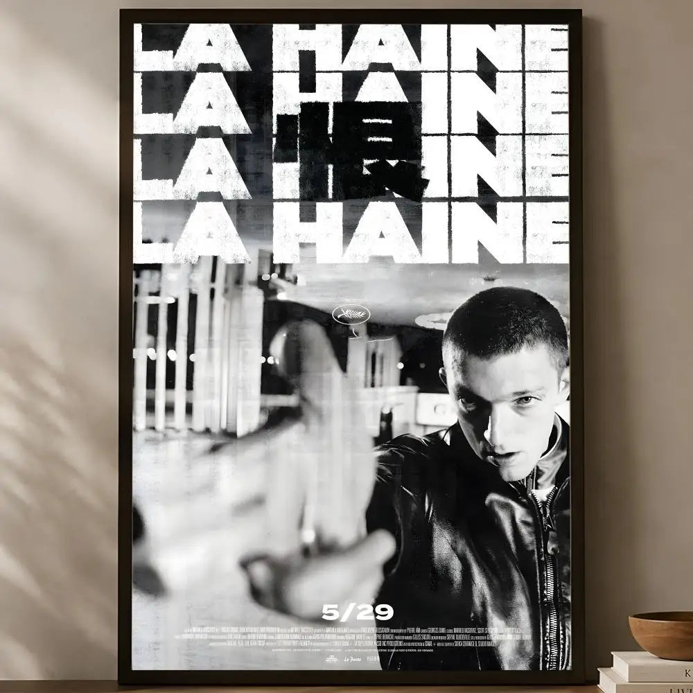 La Haine Movie Poster – Self-Stick HD Waterproof Wall Art