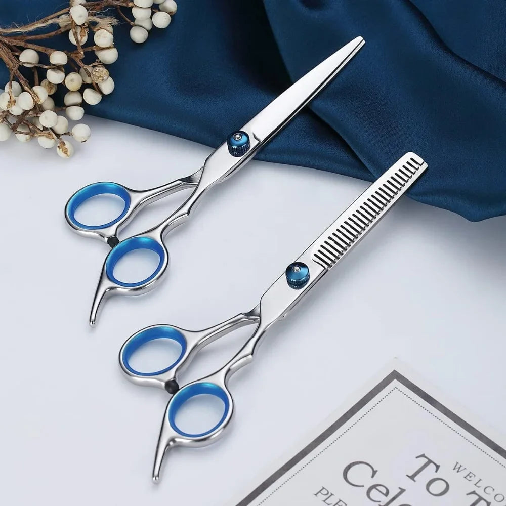 6-Inch Stainless Steel Hair Thinning Scissors | Barber Shears