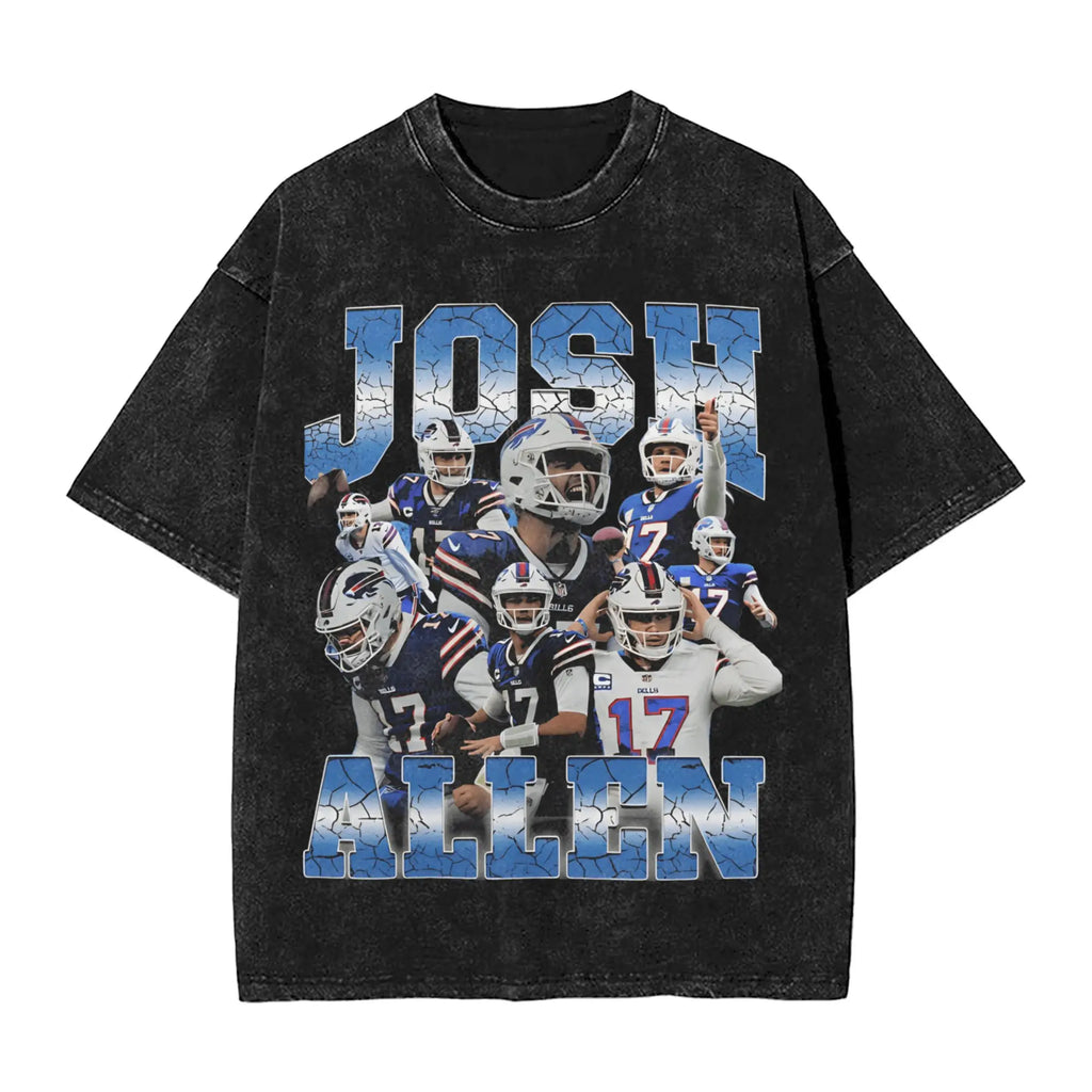 Josh Allen Men's Cotton Graphic T-Shirt | Fan Gift Tee