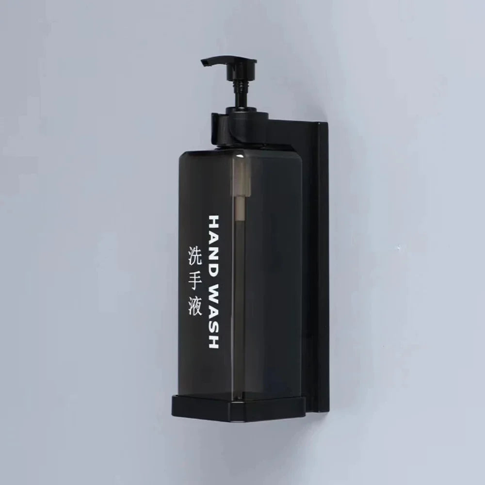 Wall Mounted Soap Dispenser | No-Drill 500ml Lockable Pump