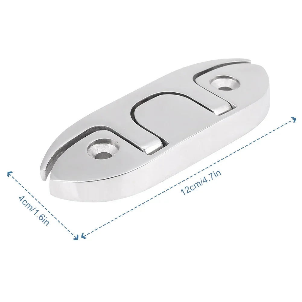 Boat Cleat Marine Folding Stainless Steel Up 4 1 2 Dock