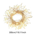 LED Christmas Tree String Lights 9.8Ft USB 8-Mode Warm White