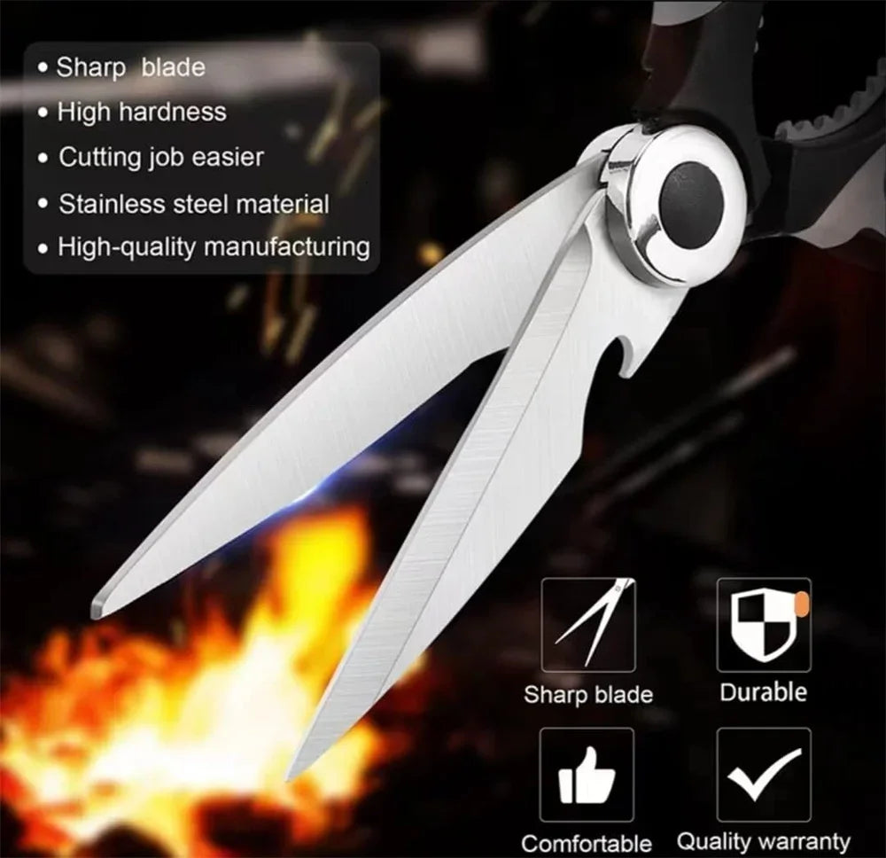 Stainless Steel Multifunctional Kitchen & BBQ Shears
