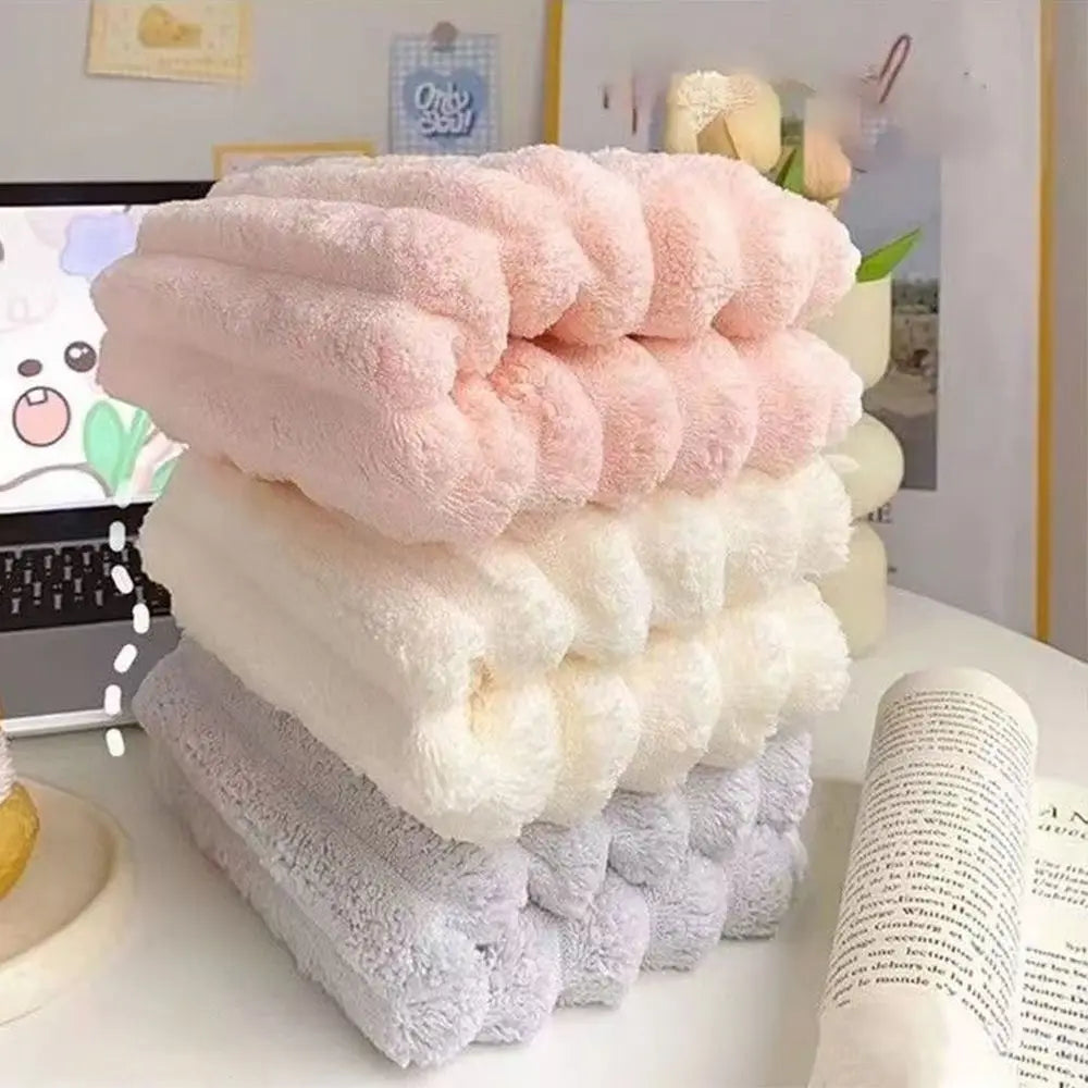 Coral Fleece Face Towel – Soft, Thick & Fast Absorbing