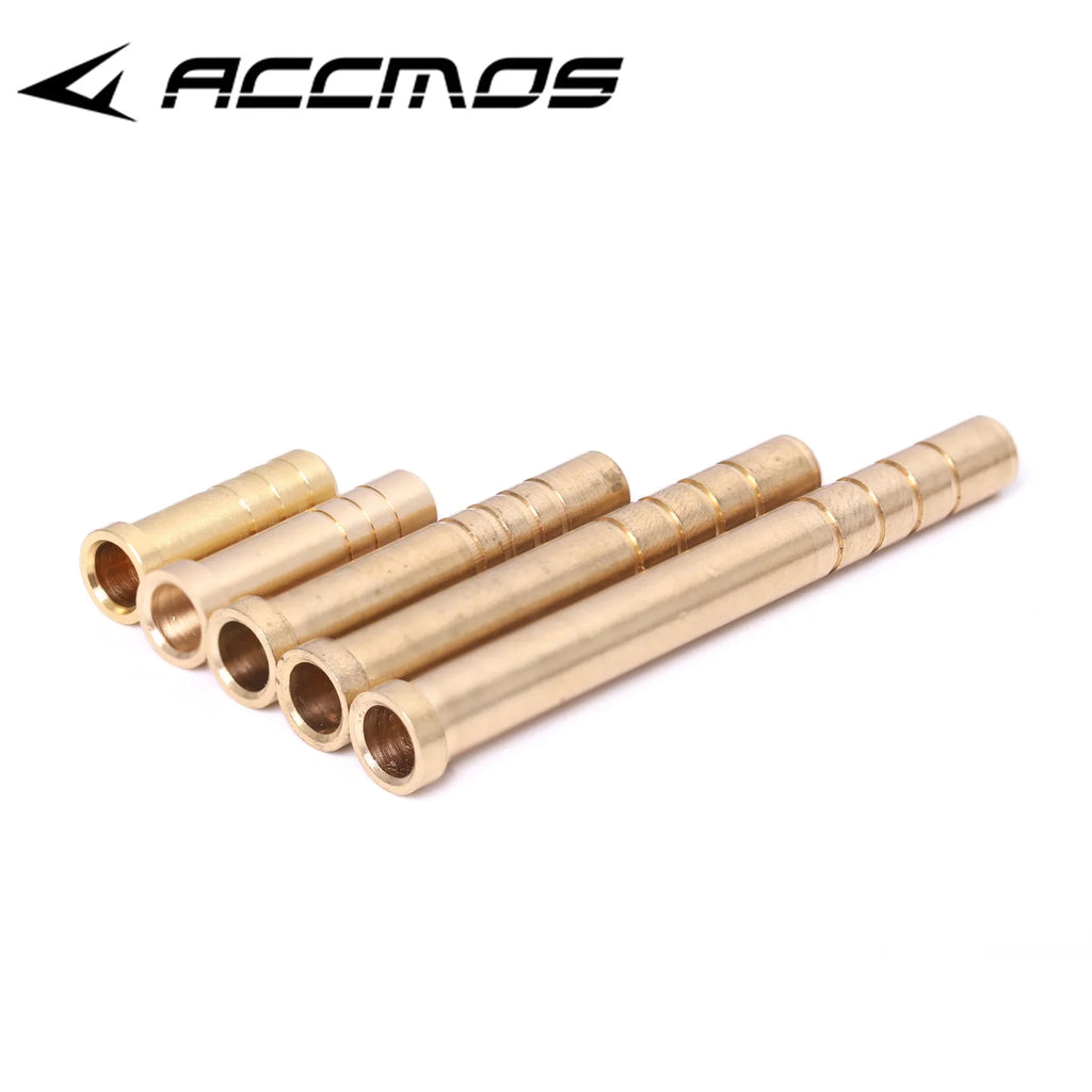 6 Archery Insert Copper Brass Base Weight 37 50 100 150 200 Grain