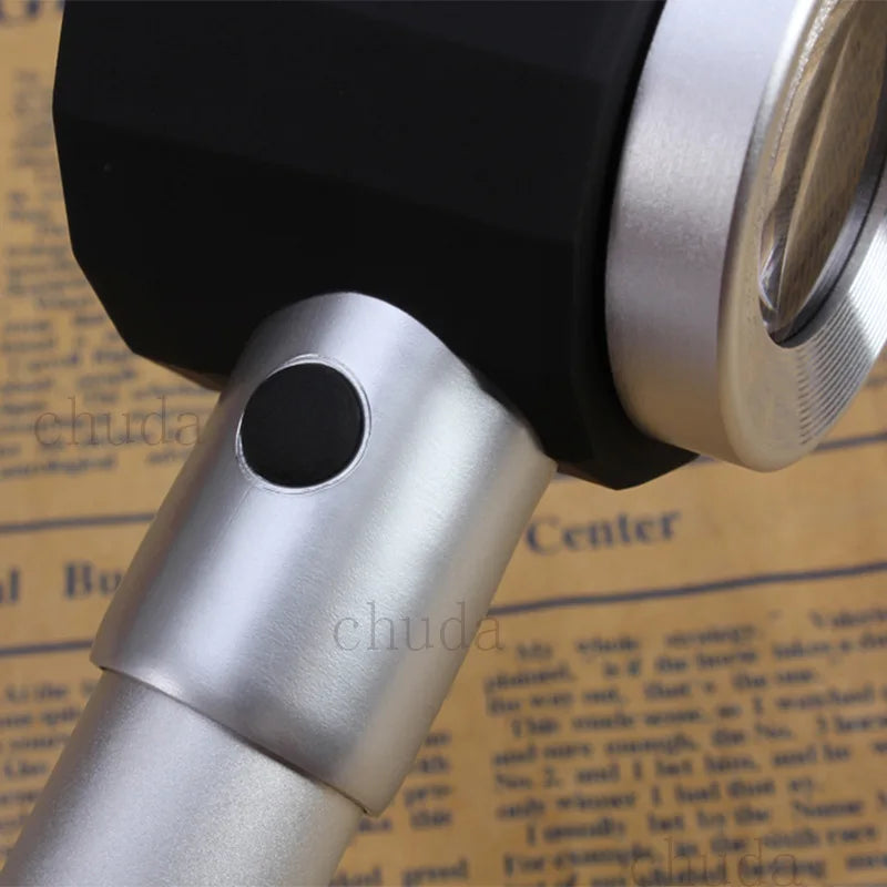 20X LED Magnifying Glass with Light & Scale – Metal Spoon Loupe