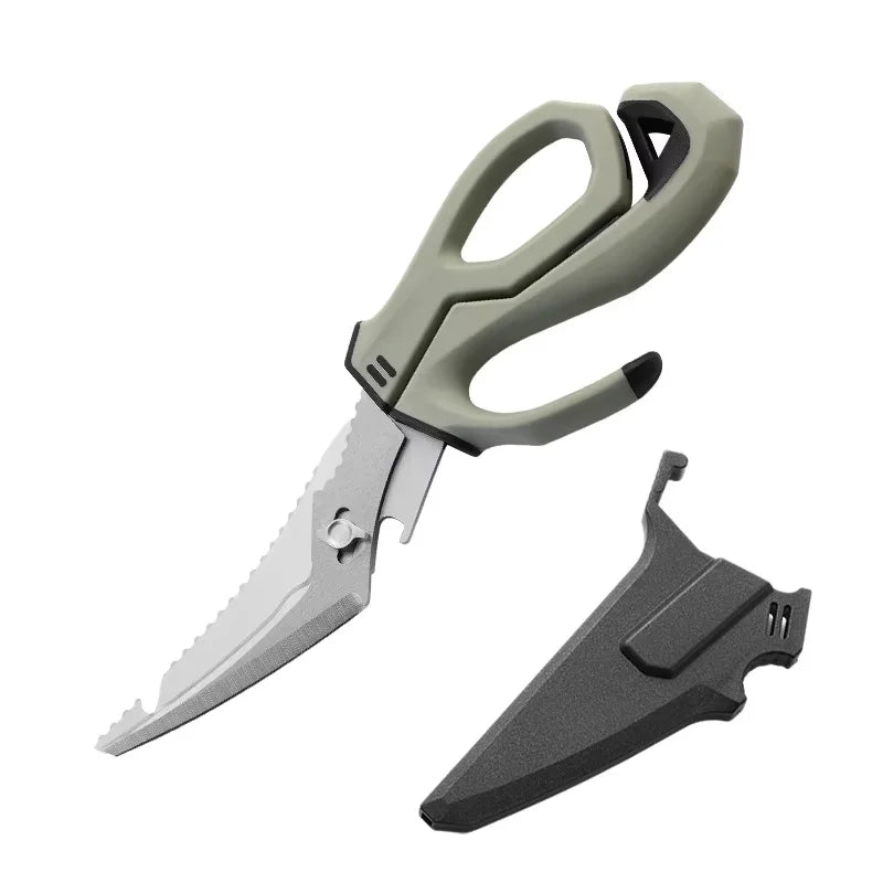 Heavy-Duty Detachable Stainless Steel Kitchen Scissors